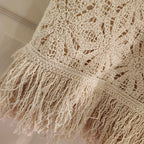 Viral Zara Fringed Crochet Boho Hippie Dress brand new with tags